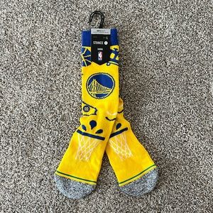 NWT Stance Golden State Warriors NBA Socks L